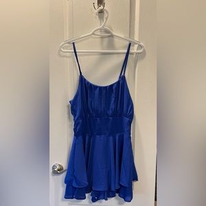 Royal Blue Romper Sz Medium